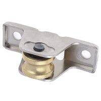 20 Pcs 1.6cm Dia Single Roller Window Pane Pulley Doors Wheel Silver + Gold