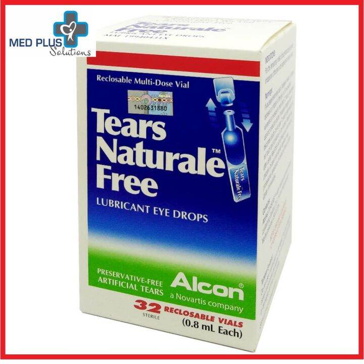 Tears Naturale Free Lubricant Eye Drops Reclosable Vial 32s Vials 08ml Each Exp12025 0987