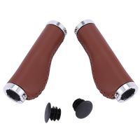 Comfortable Durable Pu Bicycle Grips Retro Bike Mountain Bicycle Folding Bicycle Grip Handle Attachments Of A Bicycle
