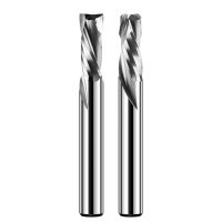 【LZ】 milling cutter woodwork UP   DOWN Cut 2 Flutes Spiral Carbide Milling Tool CNC Router Compression Wood End Mill Cutter Bits