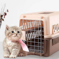 Conveyor Air Transport Box for Dogs and Cats, Breathable Air Transport Cage, Classic, Cat 48x32x30cm, PVC Plastic Door