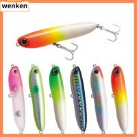 WENKEN มีประโยชน์ ท็อปวอเตอร์ Tackle เหยื่อปลอม เหยื่อลอยน้ำ ล่อดินสอ ล่อหล่อยาว Minnow Lures เบ็ดตกปลา