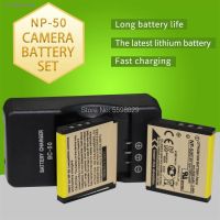 2pcs 1000mAh NP 50 NP50 D LI68 DLI68 FNP50 D L168 Battery   BC 50 Charger for Fujifilm BC 50 X10 X20 XF1 F50 F75 F665 F900 F775 o95iv4