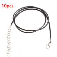 【YD】 10Pcs Leather Adjustable Braided Wax Rope Necklaces Pendant Charms Findings Clasp String Cord Jewelry Accessory