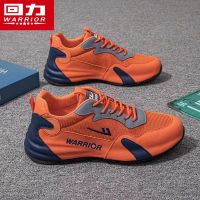 Warrior sports shoes mens shoes 2022 new Korean version trend casual running shoes board shoes mens snakes