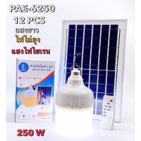 JZ shopไฟตุ้มโซล่าเซลล์ 3 IN 1 PAE-6250 250W ไฟแสงสีขาว ไฟไล่ยุง แสงไฟไซเรน หลอดไฟLED หลอดไฟตุ้มโซล่าเซลล์ พลังงานแสงอาทิตย์ ปรับไฟได้ถึง 3 ระดับ ใช้ดี