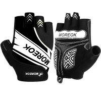 hotx【DT】 Cycling GlovesHalf Biking Road Gloves Gel Shock-Absorbing Anti-Slip Breathable MTB Men