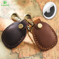 FLOVEME Airtag Case PU Leather Airtags Cover Anti-Lost Airtag Keychain For Airtag Tracker Case