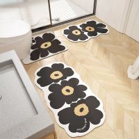 [COD] Cross-border entrance three-piece toilet absorbent carpet bathroom floor mat oil-proof and waterproof kitchen