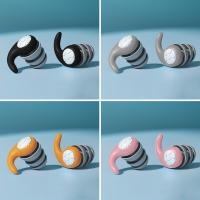 3 Layers Silicone Earplug Portable Swimming Ear Plugs Canceling Noise Reduction Soundproof Lightweight Swim Pool Accessories