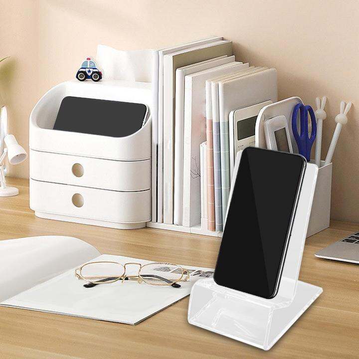 HILABEE Acrylic Cell Phone Stand Office Phone Holder Mobile Phone
