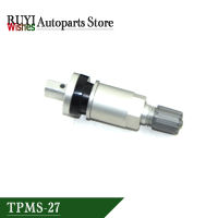 TPMS-27ใหม่วาล์วยางสำหรับ Chevrolet อลูมิเนียมอัลลอยด์รถวาล์ว Stem Tyre Sensor Kit เซ็นเซอร์ความดันยางวาล์ว Replacement