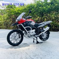 Maisto 1:12 BMW R 1200 GS ชุดมอเตอร์ครอสจำลองรถของเล่นโมเดลรถจักรยานยนต์ที่ได้รับอนุญาตดั้งเดิมเก็บของขวัญ