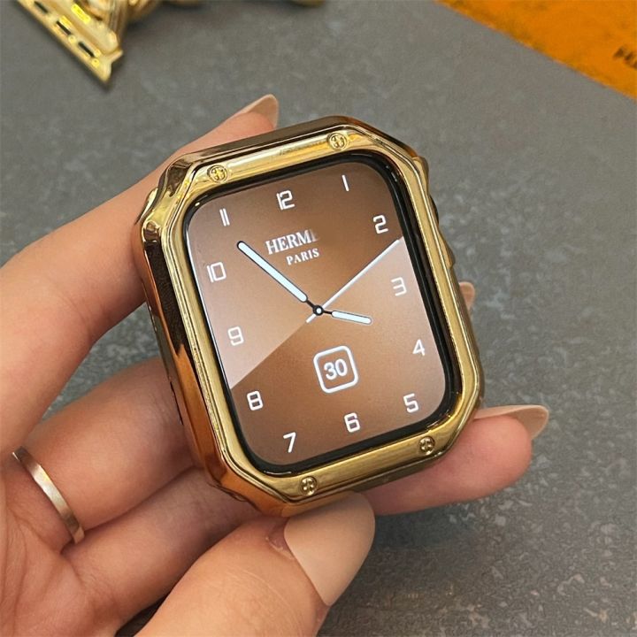 gold-soft-case-for-apple-watch-8-ultra-case-49mm-45mm-frame-protective-bumper-cover-for-iwatch-5-6-7-441mm-40mm-44mm-accessories-cases-cases