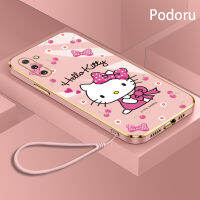 เคสซัมซุงโน้ตชุบทอง10เรียบง่ายสุดหรูเคสโทรศัพท์ Hello Kitty เคสซิลิโคน TPU นิ่ม