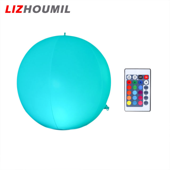 lizhoumil-ลูกบอลชายหาดของเล่นเรืองแสง-led-สูบลมขนาดใหญ่ลอยได้พร้อมไฟเปลี่ยนสีสำหรับปาร์ตี้ฤดูร้อนสระน้ำชายหาดปาร์ตี้