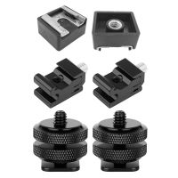 jfjg✸✗▨  2Pcs Flash Hot Shoe Mount to 1/4 Inch Thread with 4 Pack