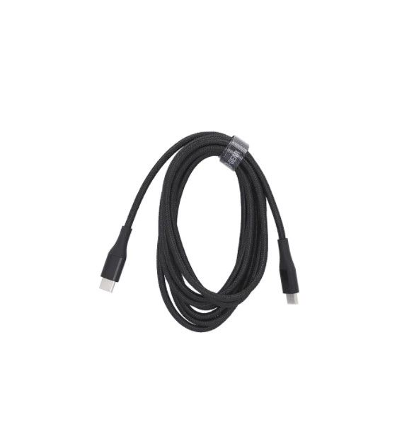 charger-cable-สายชาร์จ-s-gear-metal-braided-usb-c-to-usb-c-2-meter-cc001-black