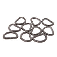 10Pcslot 13162025mm Strap Buckle Inner Width Metal Half Round Shaped Non Welded D Ring DIY Bag Accessories