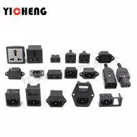 ◇ 2Pcs Power outlet/plugs AC power sockets 2 holes/3 holes all copper Industrial or residential or general use wall outlet
