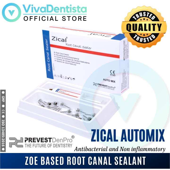PREVEST DENPRO Zical Automix Paste (Antibacterial ZOE Root Canal