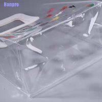 Hanpro กระเป๋า PVC ใส ลายดอกไม้ สไตล์ญี่ปุ่น