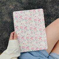 [COD] ins pink floral ipad Pro11 inch/202210.9 inch tablet protective for 10.2