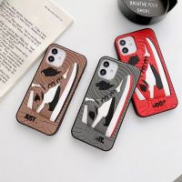 【digital technology】3D รองเท้าผ้าใบสีแดงเคสโทรศัพท์สำหรับ iPhone 14 13Pro 13ProMax 12ProMax 11ProMax X XS XR 8 7Plus 12Mini 13Mini กันกระแทก