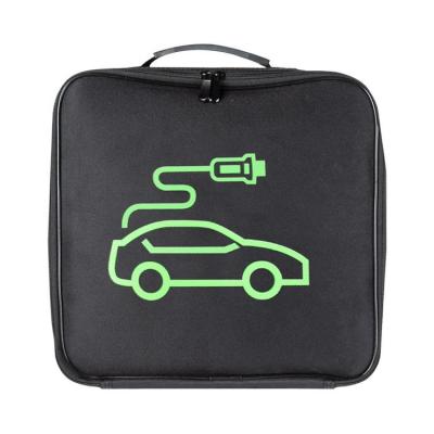 EV Charging Cable Bag Multifunctional EV Cord Carry Bag Square EV Charging Cable Pouch Cable Storage Supplies for EV Charger Extension Cables EV Charging Cords pretty well