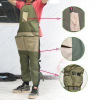 ∋۩ Wear-resistant Oxford Apron for Gardening Work Multiple Pockets for Small Tools Pruning Branches Picking Dirt-resistant