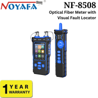 Noyafa NF-8508 Optical Fiber Meter with Visual Fault Locator, OPM, Cable Detector, Wire Map, Length Measuring, PoE Testing, Port Flash