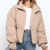 [COD] Cross-border popular style coat female ins European and loose thin warm bread jacket short lazy down winter