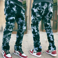 2021 Mens Hot Fashion Goth High Quality Jeans Hippie Mens Camouflage Retro Slim Straight Leg Jeans S-4XXXX