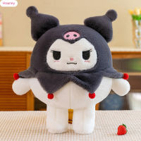 HOONEY ของเล่นตุ๊กตาเมโลดี้น่ารัก Kuromi หมอนยัดน่ารักสร้างสรรค์จำลอง Boneka Mainan ของขวัญวันเด็กวันเกิดสำหรับเด็ก