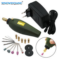 XINGWEIANG Mini Electric drill accessories Electric Grinding Set 12V DC Grinder Tool for Milling Polishing Drilling Engraving