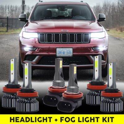 ชุดไฟสปอตไลท์ Led สําหรับ Jeep Grand Cherokee 2019 2020 Qty 6 รับประกัน 10 เดือน