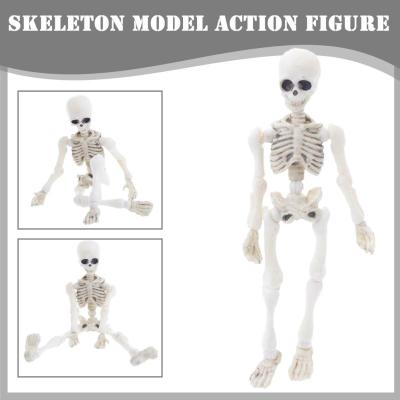 Skull Ornaments Skeleton Man Skeleton Model Movable Doll T9R9