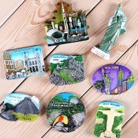 ✷⊙ 3d magnetic refrigerator sticker USA New York Peru Canada venezuela Brazil Mexico world travel fridge magnet collection souvenir