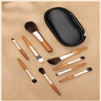 9 Makeup Brush Set Loose Powder For Facial Repair Mini 9 Novice And Beginner brush Portable Travel Brush trip journey