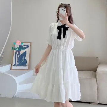 NEW) Chân váy midi trắng hoa nhí MORAN dáng dài vintage (kèm ảnh thật) |  Shopee Việt Nam