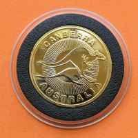 เหรียญที่ระลึกเมือง CANBERRA AUSTRALIA - ปราสาทรัฐสภา เหรียญชุบทอง ขนาด 3 เซน ของขวัญ ของสะสม ของที่ระลึก 99Thaicoin
