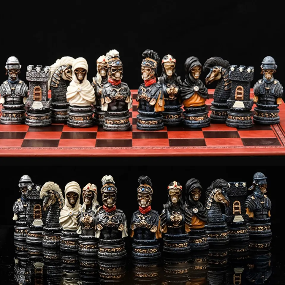 Samurai Historical Figures Theme Chess Painted Chess Piece Skin Board Go Chess  Set Luxury Table Game Toy Gift Checkers - Temu