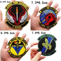 【CW】 F23-42 US Tactical Flag Embroidered Patches with Backing