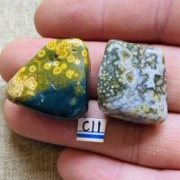 Dekorasi Rumah Spesimen Mineral Jasper Laut Alami Penyembuhan Kristal