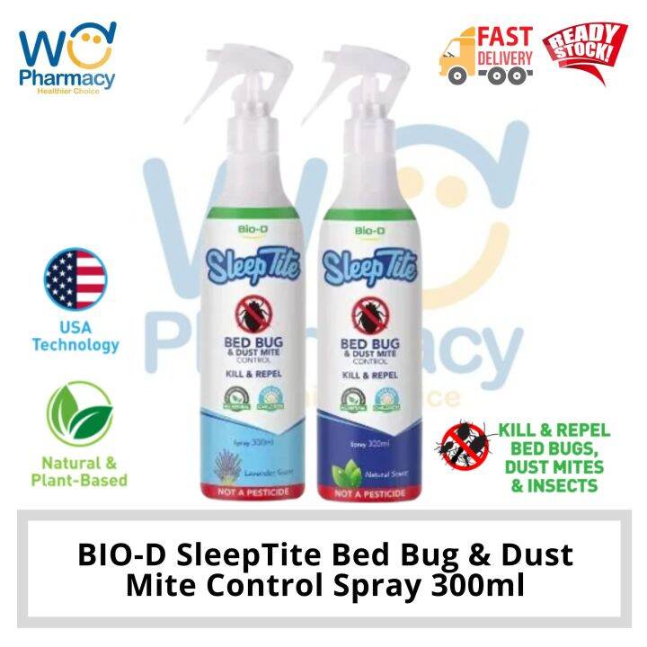 BIOD SleepTite Bed Bug & Dust Mite Control Spray 300ml Natural