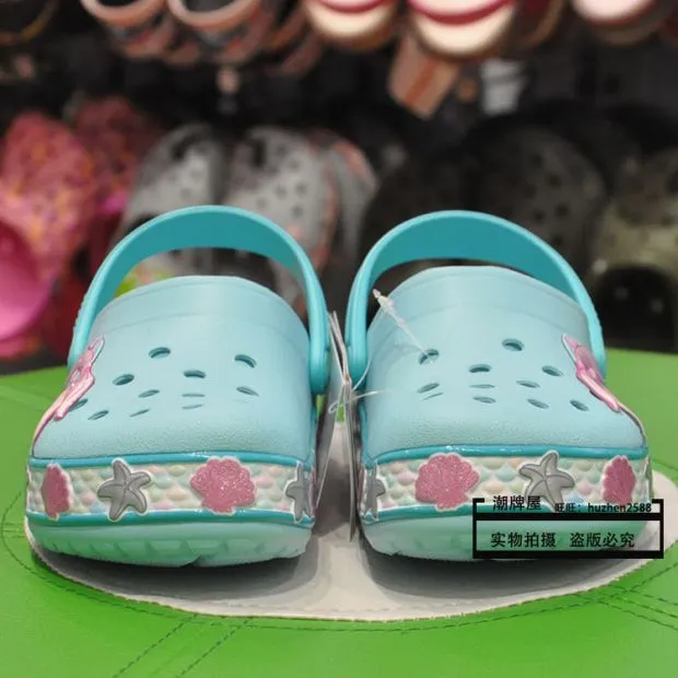 New best selling crocs mermaid light wear resistant comfortable