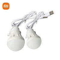 Xiaomi มินิ USB ไฟ LED แบบพกพา5วัตต์ Buld โคมไฟสำหรับนักเรียนอ่านหนังสือการศึกษาตั้งแคมป์แสงกลางแจ้งเดินป่าโคมไฟโคมไฟ