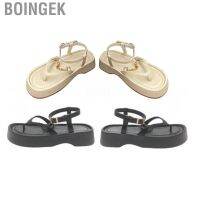 COD Boingek Women Sandal Shoes  Skid Flip Flops Sandals for Beach