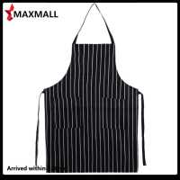 ?Quick Arrival?Stripe Half-length Apron Oilproof Waterproof Adults Bib Apron With Pocket Waist Work Clothes Adjustable Breathable Home Kitchen Accessories?Arrive 1-3 Days?