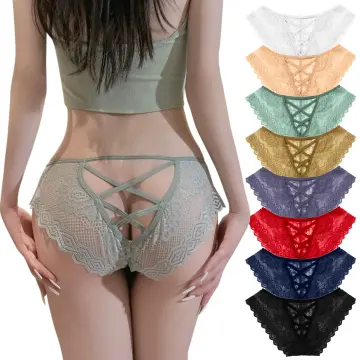 Sexy Lace Underwear for Women Frozen Silk Seamless Panties with Silky  Tactile Touch